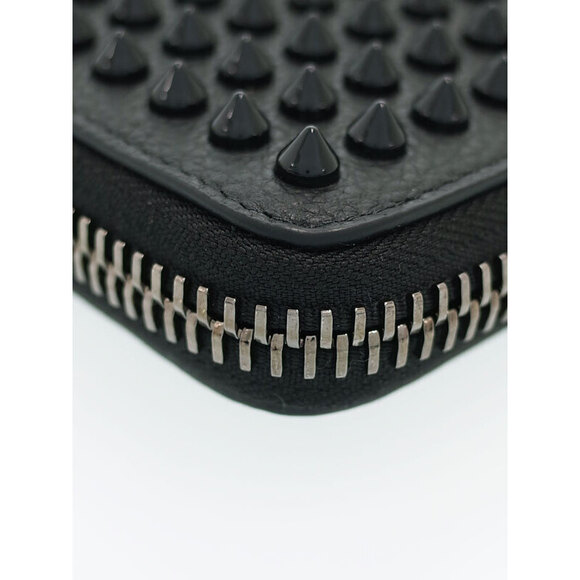 Christian Louboutin Panettone Studded Zip Around Long Wallet - Picture 6 of 9